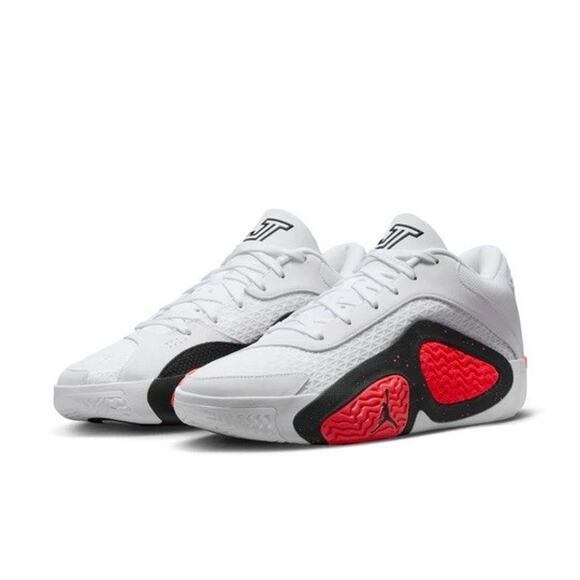 NEW Nike Air Jordan Tatum 2 White “Red Cement” FJ6457-106 Men’s Size Multi